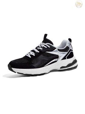 Women's Chunky Platform Sneakers Breathable Mesh Athletic Walking Shoes